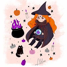 Halloween Collection - Surface Design. Pattern Design project by Aileen Velis - 12.03.2020