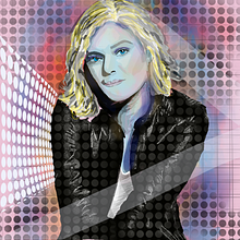 Mi Proyecto del curso: Retrato vectorial con texturas manuales. Un proyecto de Dibujo digital de monicajoan - 03.12.2020