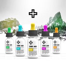 CBD Aid . 3D, Br, ing și identitate, Consultanță creativă, Design de logo, Ambalaje, Design de produs, Tipografie și UX / UI de Rich Pasqua - 12.03.2020