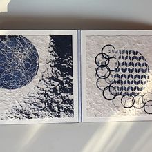 Hello, this is my first concertina, made to show my gelli prints.. Acr, and lic Painting project by Catrien Moortgat - 12.06.2020