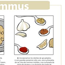 Receta hummus. Un progetto di Illustrazione tradizionale di Ángela Curro - 04.12.2020