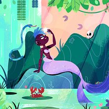 ID Movistar Música . 2D Animation, and Traditional illustration project by Pamela Espino - 12.05.2020