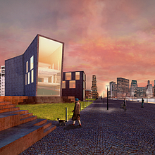Mi Proyecto del curso: Visualización arquitectónica expresiva de exteriores . Un progetto di Design di Fernando Flores - 05.12.2020