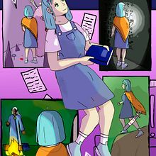 Mi Proyecto del curso: Ilustración digital con influencia manga. Un proyecto de Ilustración digital de amicalizzi2005 - 05.12.2020