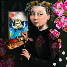 Sofonisba Anguissola. Un projet de Illustration à l'encre, Peinture numérique et Illustration numérique de Samara Danelon - 05.12.2020