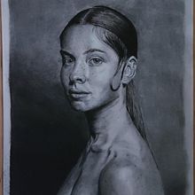 Mi Proyecto del curso: Retrato realista al carboncillo. Portrait Drawing project by abelrubel - 12.08.2020