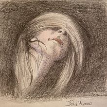 Chiaroscuro of head. New project. Desenho projeto de Denise - 05.12.2020
