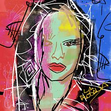 La Rosalía. Editorial Illustration, Traditional illustration, and Digital Illustration project by Kike Lucas Abreu - 12.05.2020