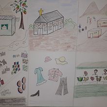 Staying in Eswatini. Artistic Drawing project by Catharine Sander - 12.05.2020