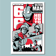 Proyecto Ilustración vectorial "Ultraman". Un proyecto de Ilustración tradicional, Ilustración digital e Ilustración vectorial de Vao Andrews - 05.12.2020