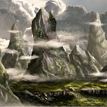Matte Painting: Ruta Montañosa Ein Projekt aus dem Bereich Digitale Zeichnung, Design, Grafikdesign, Digitalfotografie, Traditionelle Illustration, Digitale Illustration, L, schaftsbau und Digitale Malerei von Aydeé Alejandra Peraza Del Valle - 06.12.2020