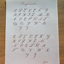 Mi Proyecto del curso: Caligrafía inglesa de la A a la Z   . Caligrafie de Lili Vargas - 02.03.2021