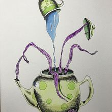 My project in Illustrated Stories: From Idea to Paper course. Traditional illustration project by Kristal Martin - 12.06.2020