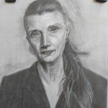 Mi Proyecto del curso: Retrato realista con lápiz de grafito . Ilustrație tradițională, Schițe, Desen în creion, Desen, Desen de portret, Desen realist, Desen artistic, Figura Desen și Arte plastice de María Laportuguesa - 12.06.2020