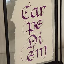 Mi Proyecto del curso: Introducción a la caligrafía itálica. Un proyecto de Caligrafía de Isabel Arranz - 06.12.2020