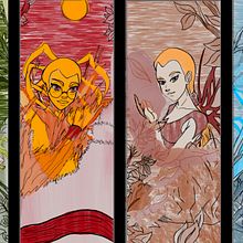 Estações w.i.t.c.h  Ein Projekt aus dem Bereich Digitale Zeichnung von Thaciana Tavares - 06.12.2020