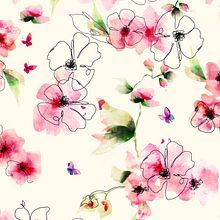 ORCHID   watercolor and ink. Projekt z dziedziny Malowanie akwarelą użytkownika Valentina Canciani - 06.12.2020