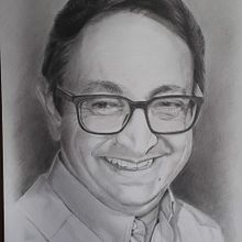 R.J.A. retrato. Portrait Drawing project by Carmen Chamorro Pardo - 12.06.2020