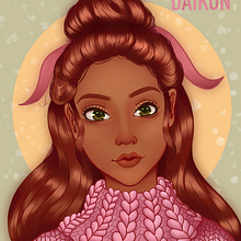 Meu projeto do curso: Retrato de personagens femininas com Procreate. Portrait Drawing, and Digital Drawing project by Victória Souza - 12.06.2020
