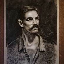 My project in Realistic Portraits Using Charcoal course. Un progetto di Character design, Disegno anatomico e Sketchbook di Dana Doubravka Mikulcová - 07.12.2020
