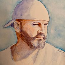 My project in Artistic Portrait with Watercolors course. Fine Arts, Painting, Watercolor Painting, and Portrait Drawing project by Alvin Dela Fuente - 12.07.2020