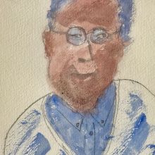 Watercolor of my cousin, Tom.. Watercolor Painting project by Orville Sentman - 12.07.2020