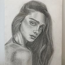 Mi Proyecto del curso: Retrato realista con lápiz de grafito. Un proyecto de Dibujo de Retrato de M. Teresa González Bayod - 07.12.2020
