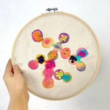 Mi Proyecto del curso: Técnicas básicas de bordado y acuarela. Un progetto di Ricamo, Pittura e Pittura ad acquerello di Silvana Hernandez - 30.11.2020