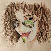 Mi Proyecto del curso: Retrato en acuarela a partir de una fotografía. Drawing, Pencil Drawing, Figure Drawing, Artistic Drawing, Portrait Drawing, Realistic Drawing, Painting, and Watercolor Painting project by e.enriqueh - 12.08.2020