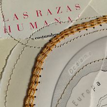 Mi Proyecto del curso: Técnicas de bordado experimental sobre papel. Embroider project by Uriel Garibay Román - 12.08.2020