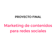Mi Proyecto del curso: Marketing de contenidos para redes sociales. Un proyecto de Marketing, Marketing Digital, Marketing de contenidos, Marketing para Facebook, YouTube Marketing y Marketing para Instagram de Sofia Valeria Salazar Peña - 07.12.2020