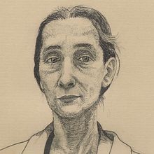 My project in Introduction to Portraits with India Ink and Nibs course - Pina Bausch portrait. Un proyecto de Dibujo de Retrato de Lívia Araújo - 08.12.2020
