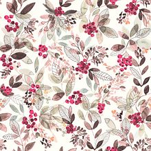 LEAVES AND BARRIES. Projekt z dziedziny  R, sunek i Malowanie akwarelą użytkownika Valentina Canciani - 08.12.2020