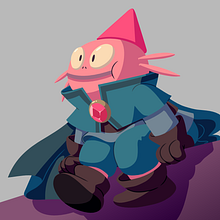 Axolot - Bonkers Animation Shortfilm WIP. 2D Animation, and Character Design project by Memé Candia - 01.03.2021