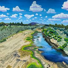 Views from above. Painting project by Kim Stockert - 12.09.2020