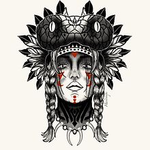 Mi Proyecto del curso: Diseño e ilustración digital de tatuajes con Procreate. Drawing, Design, Tattoo Design, and Traditional illustration project by Juan Pablo Ahumada cofre - 12.08.2020