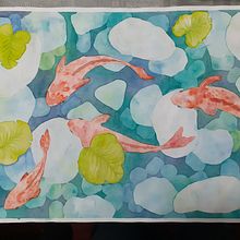 Mi Proyecto del curso: Técnicas de acuarela en negativo para ilustración botánica. Watercolor Painting project by Sally RoVal - 12.09.2020