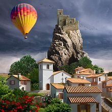 Mi Proyecto del curso 2: Matte painting cinematográfico. 3D, Photographic Lighting, Digital Illustration, L, and scape Architecture project by Daniel Cifani Conforti - 12.09.2020