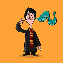 My project: Harry Potter Squad. Un proyecto de Diseño de personajes e Ilustración tradicional de Ana Elisa Canarim Cordeiro - 09.12.2020