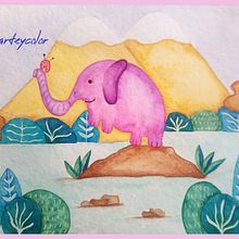 Trabajo final en acuarela y gouache Ein Projekt aus dem Bereich Traditionelle Illustration von Adriana Salgado - 09.12.2020