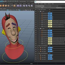 Mi Proyecto del curso: Rigging: articulación facial de un personaje 3D. Un progetto di 3D, Rigging, Animazione di personaggi e Animazione 3D di pableras_jnt - 04.02.2021