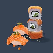 Food Illustration. Un proyecto de Dibujo digital de Stacey Kyme - 01.12.2020