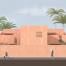 Architectural Visualization Using Digital Collage Project. Architecture project by lorenapilat - 05.09.2020