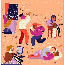 Editorial illustrations: Dagens Nyheter. Digital Illustration, Editorial Design, Editorial Illustration, and Traditional illustration project by Emma Hanquist - 12.11.2020