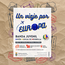 Cartel concierto banda musical. Creativit, Social Media, Graphic Design, Poster Design, Digital Design, Communication, and Social Media Design project by Ángela Jiménez - 08.20.2024
