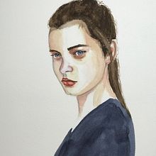 My project in Watercolor Portrait from a Photo course. Un progetto di Pittura ad acquerello di Joanne Hurd - 24.12.2020