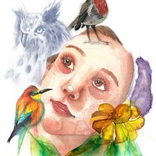 Mi Proyecto del curso: Retrato ilustrado en acuarela. Traditional illustration project by Carme Cabal - 12.10.2020