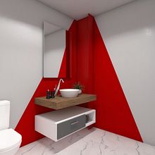 Baños - Oficinas BZ. Architecture, Interior Architecture, and Decoration project by Nayeli Sarmiento Valladares - 12.10.2020