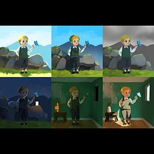 My project in Lighting Principles for Digital Painting course Ein Projekt aus dem Bereich Digitale Illustration von Brigitte Theanita - 11.12.2020