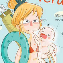 Bye bye verano. Projekt z dziedziny Projektowanie postaci, Ilustracja c, frowa i Ilustracje dla dzieci użytkownika Diana Vicedo - 09.09.2019